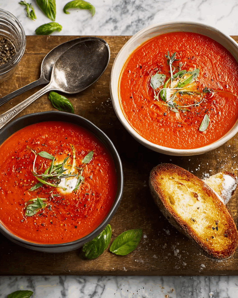 Gartenfrische Tomatensuppe – Frisch, hausgemacht und aromatisch