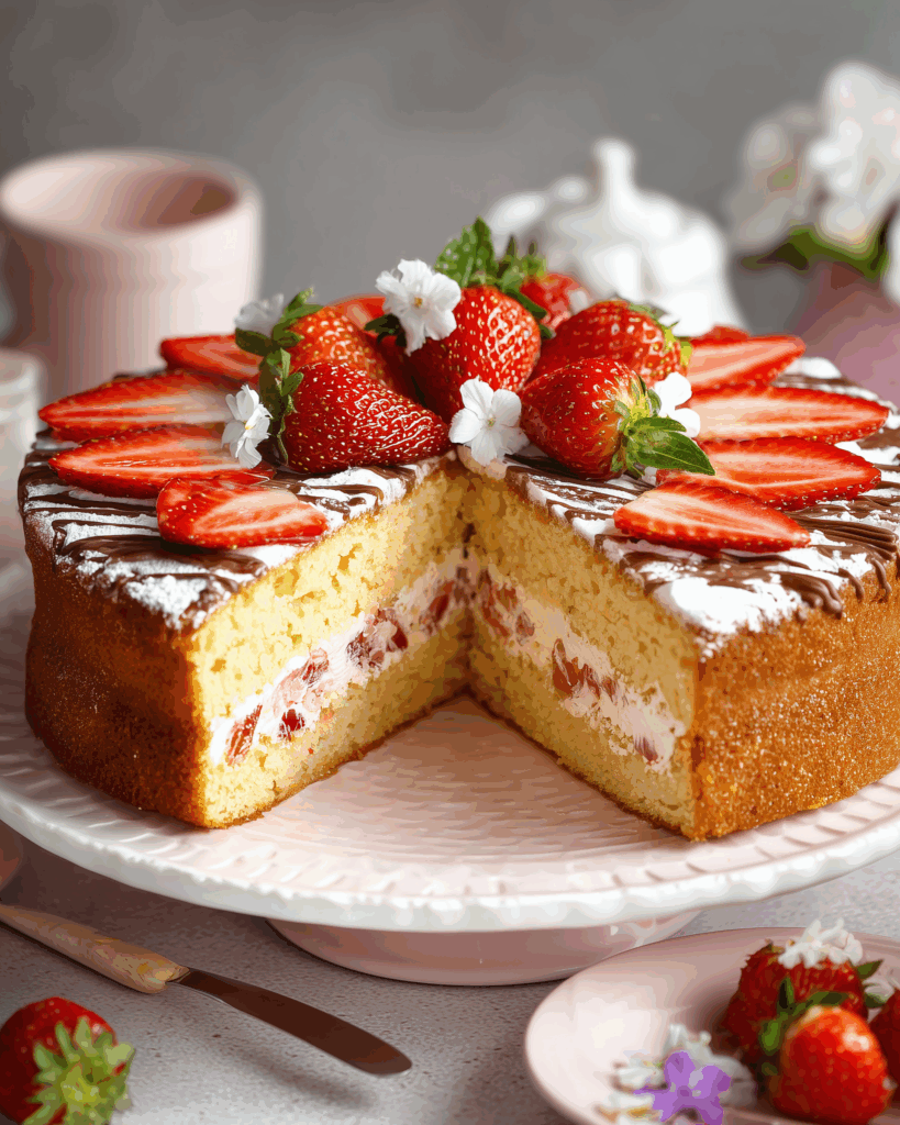 Einfacher Erdbeer-Joghurt-Kuchen – Saftig, fruchtig und unkompliziert