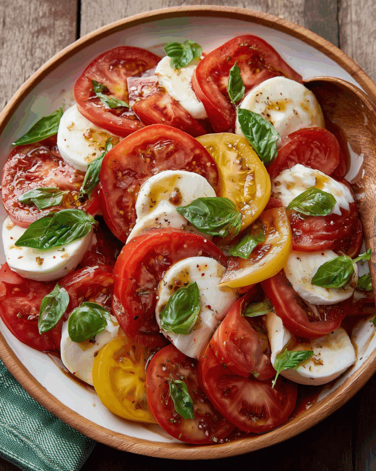 Tomaten-Mozzarella-Salat – Mediterrane Frische für jeden Tag