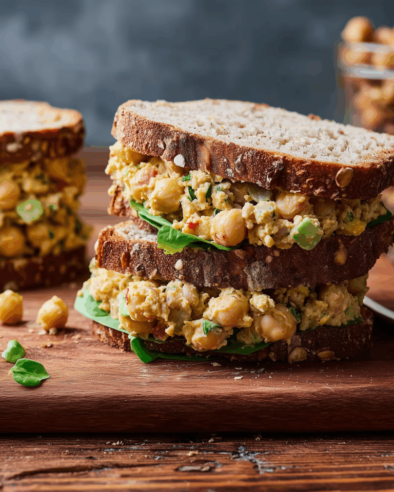 Vegetarische Kichererbsen-Sandwichfüllung – Herzhaft, proteinreich und unkompliziert