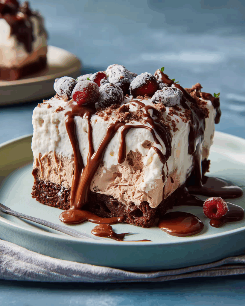 Eiscreme-Kuchen – Kühl, cremig und festlich