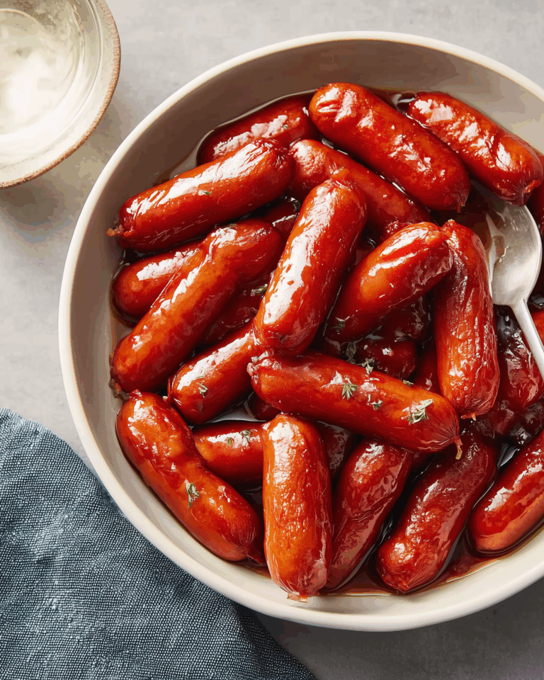 Zarte Rippchen aus dem Slow Cooker – Zarte Mini-Würstchen in süß-würziger Sauce