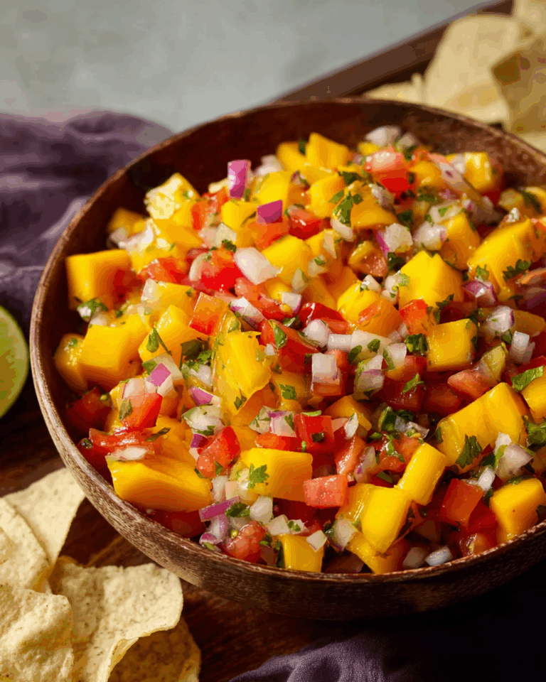 Frische Mango-Salsa – Exotischer Genuss mit fruchtiger Schärfe