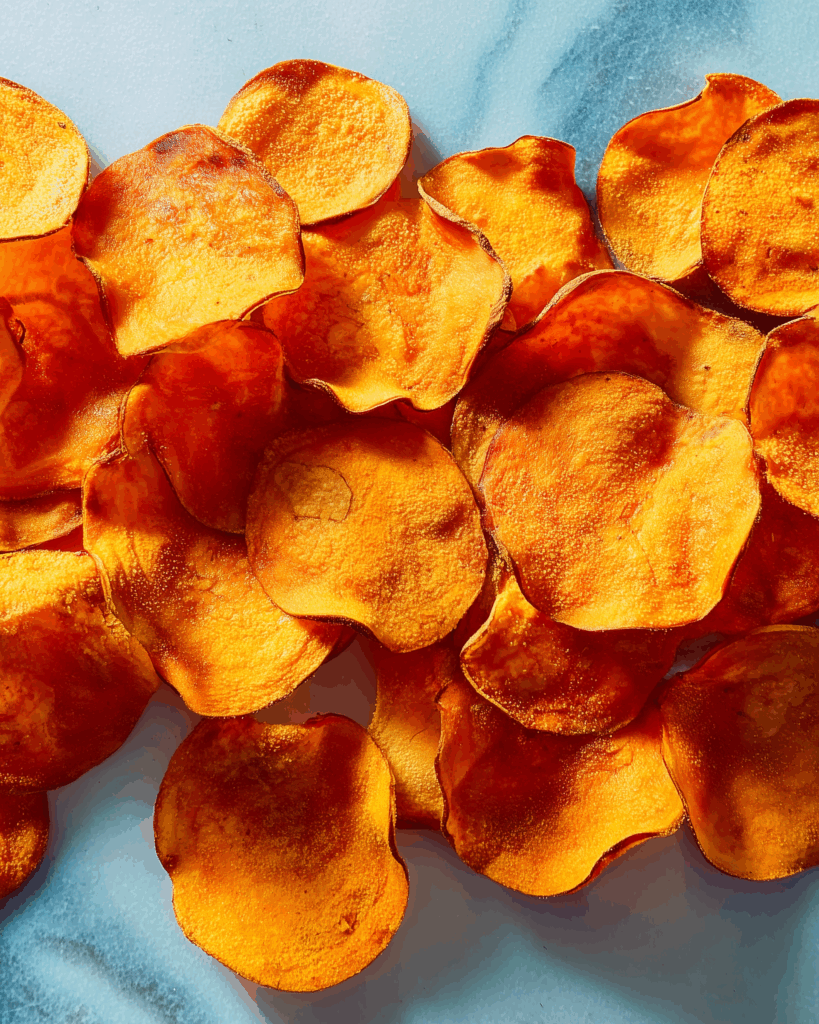 Air-Fryer Süßkartoffel-Chips – Knusprig, aromatisch & bewusst genießen