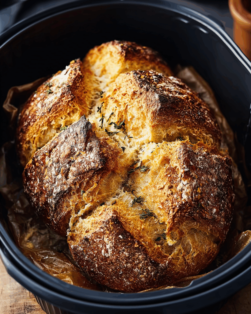 Schnelles Airfryer-Brot – Knusprig, locker und in wenigen Minuten fertig
