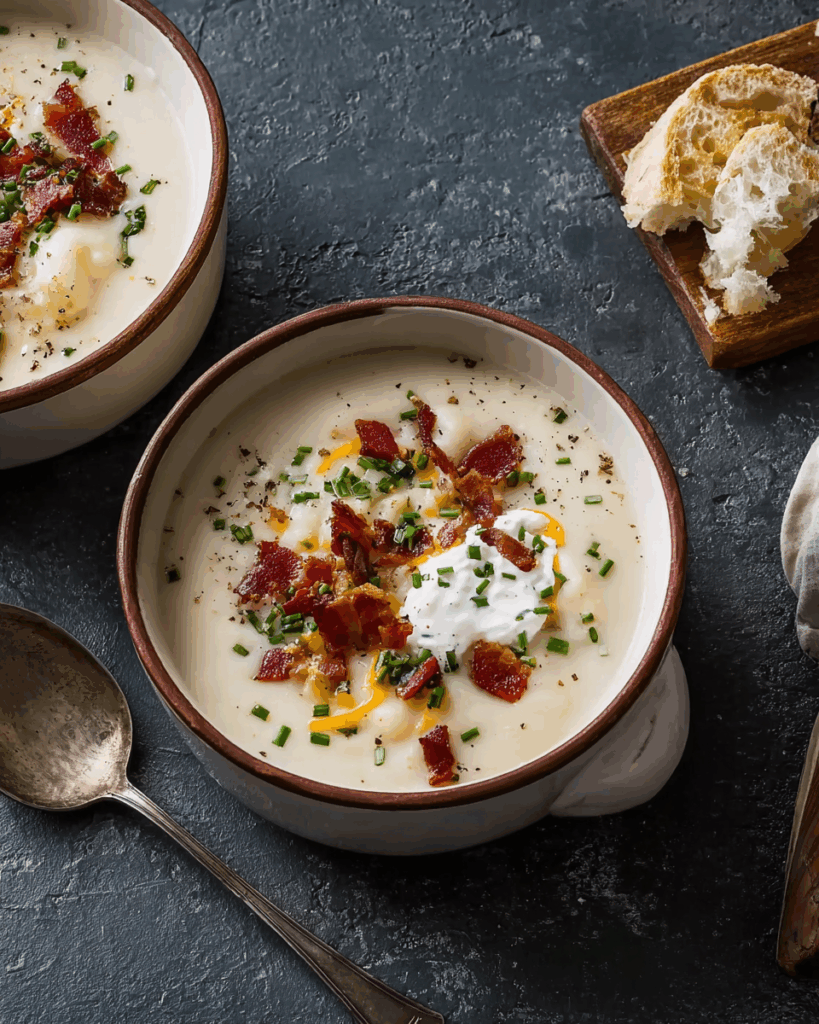 Überbackene Kartoffelsuppe – Cremiger Wohlfühlklassiker für kalte Tage
