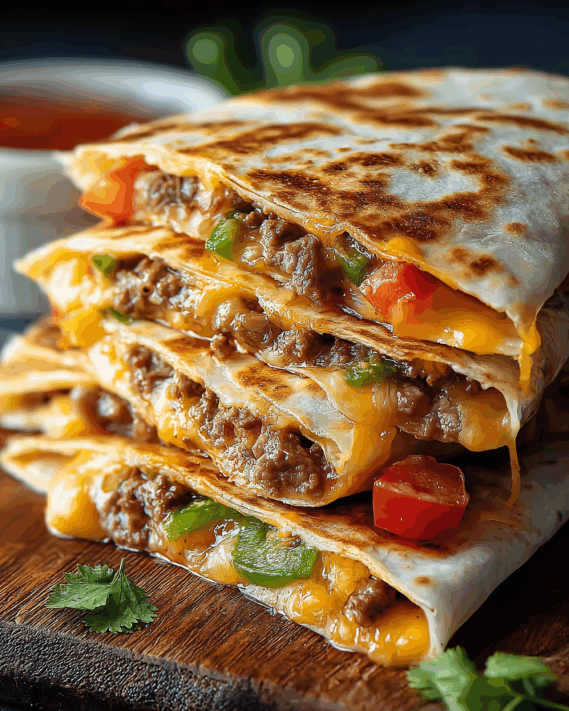 Cheeseburger‑Quesadillas – Würzig, Käsecremig & Schnell
