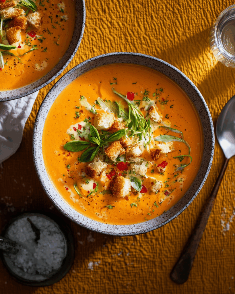 Klassische Gazpacho – Frisch, Leicht & Mediterran