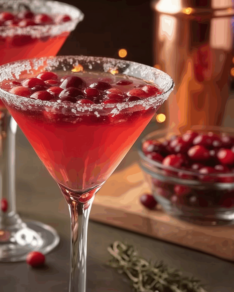 Cranberry Martini – Ein festlicher Cocktail für besondere Anlässe