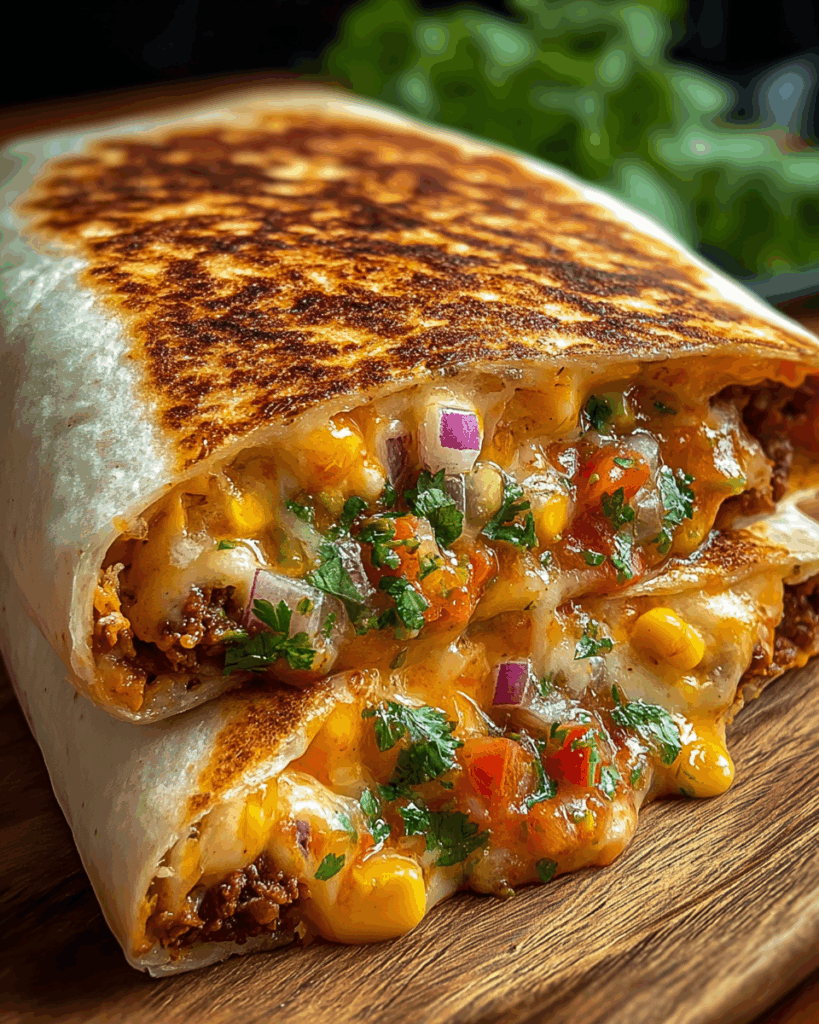Gegrillter Käse-Burrito – Würzig, Cremig & Schnell zubereitet