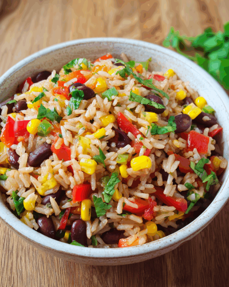 One‑Pot‑Reis mit Paprika, Bohnen & Mais – Bunt, herzhaft & unkompliziert