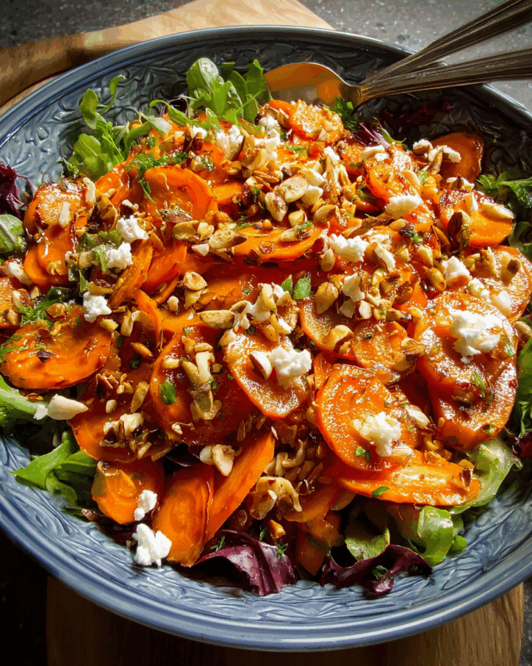 Gerösteter Karottensalat – Aromatische Wurzelkomposition aus dem Ofen