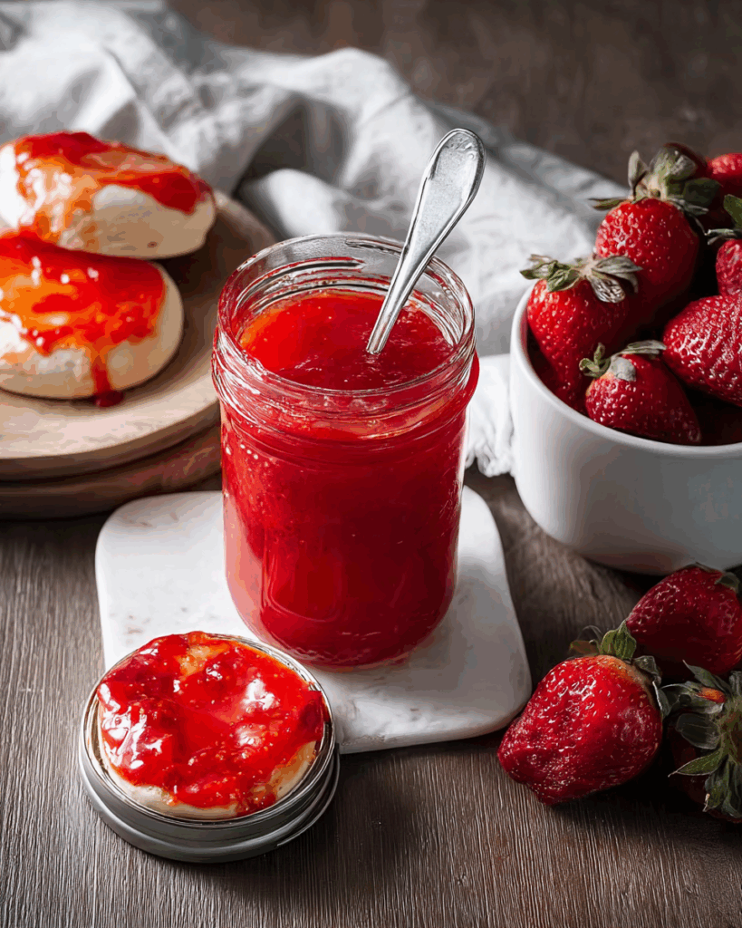 Erdbeer-Gefrier-Marmelade – Fruchtiger Sommergenuss ganz ohne Einkochen