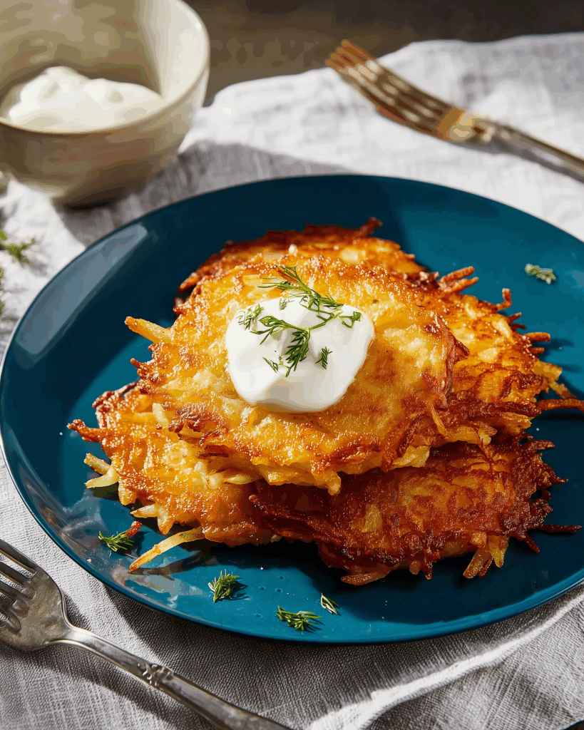 Kartoffelpuffer – Knusprige Reibekuchen nach deutscher Art