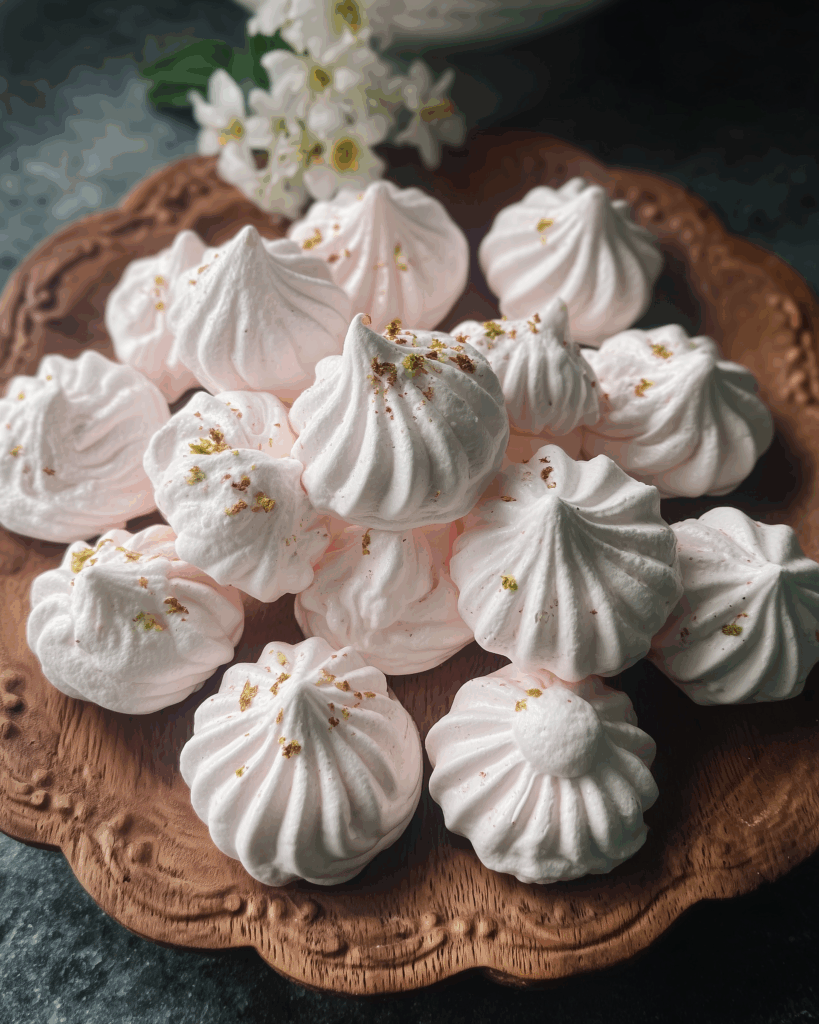 Baiser-Cookies – Knusprige Mürbeteighäubchen