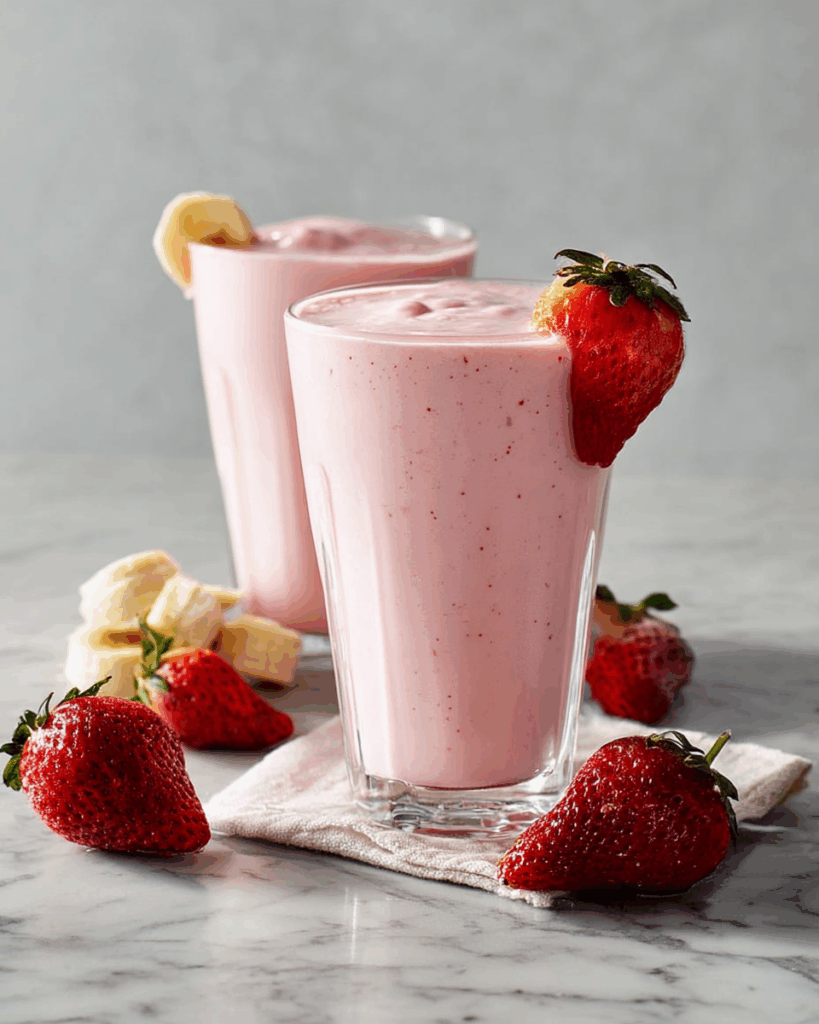 Erdbeer-Bananen-Smoothie: Ein cremiger Genuss für den Sommer