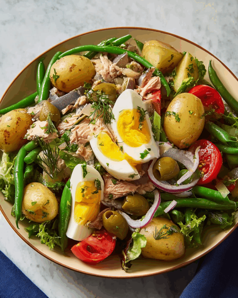 Salat Niçoise – Ein klassischer französischer Salat mit mediterranem Flair