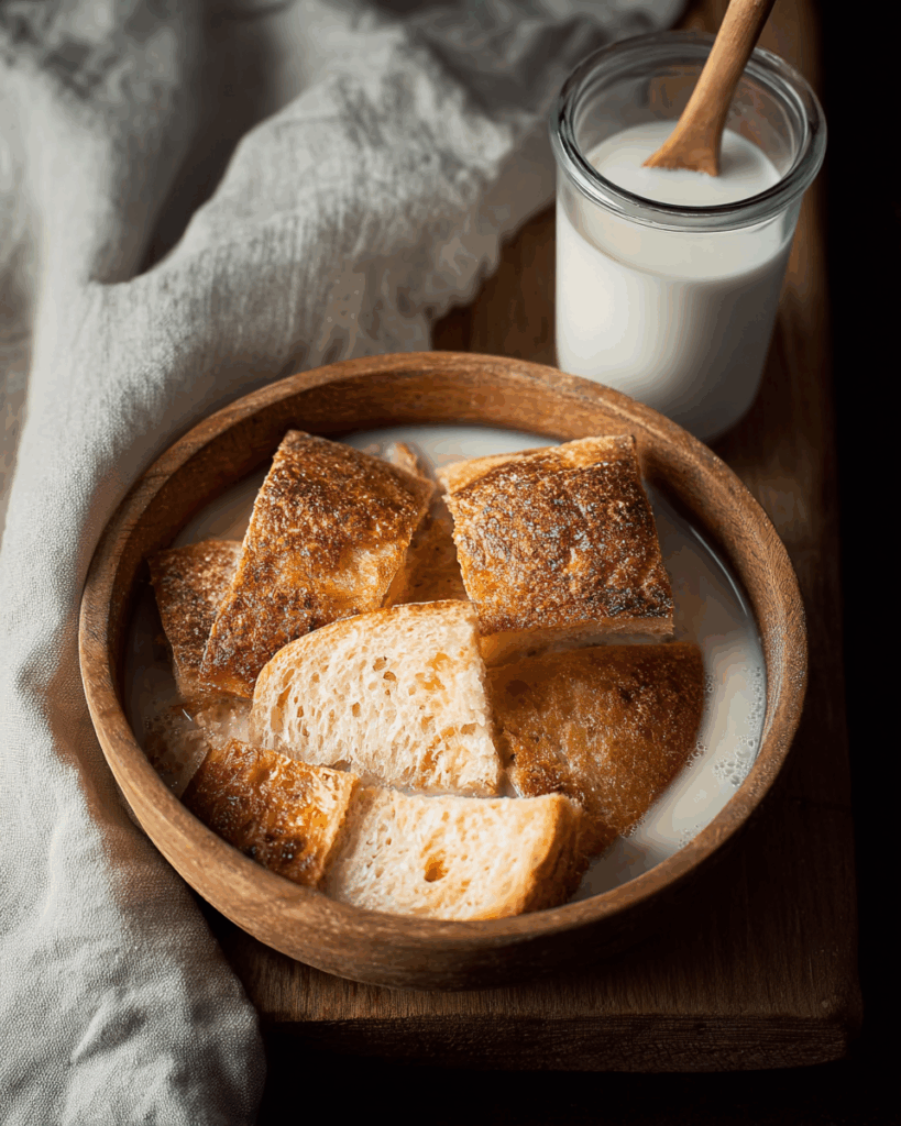 Brot und Milch – Ein einfaches Wohlfühlessen