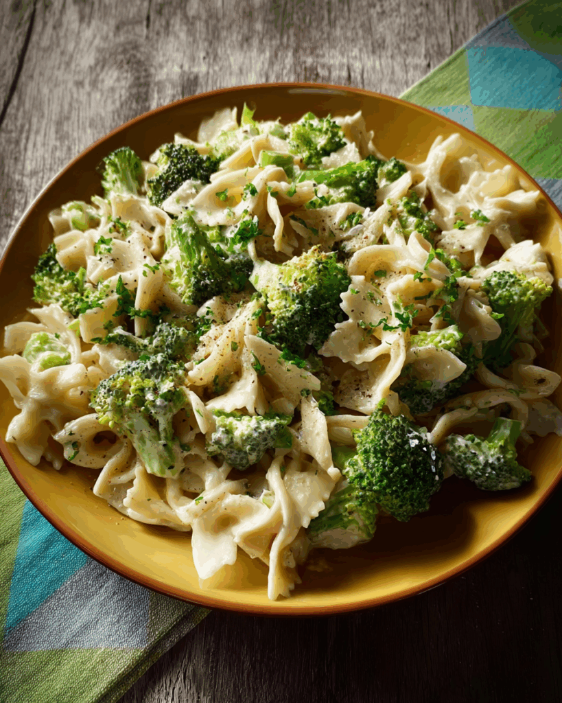 Brokkoli‑Alfredo‑Pasta – Cremig, Gründlich & Genussvoll