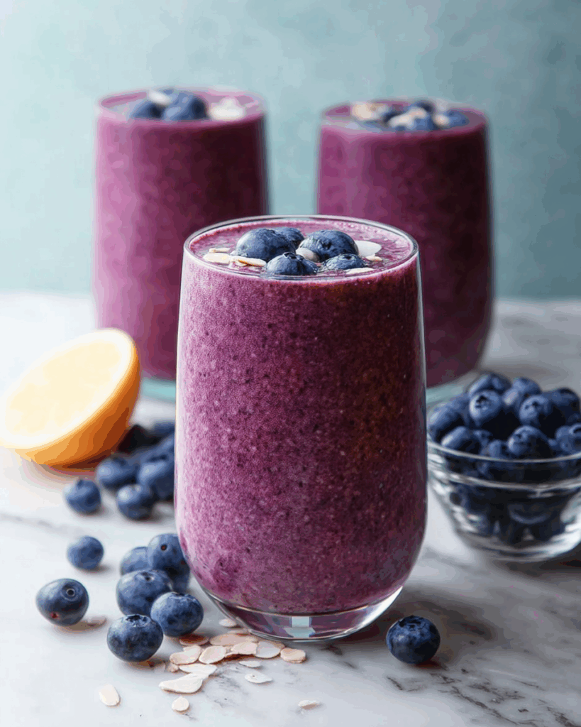 Cremiger Heidelbeer-Smoothie: Ein vitaminreicher Start in den Tag