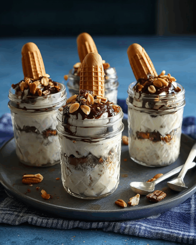 Drumstick-Eisbecher im Glas – Cremig, Knusprig & Zum Dahinschmelzen