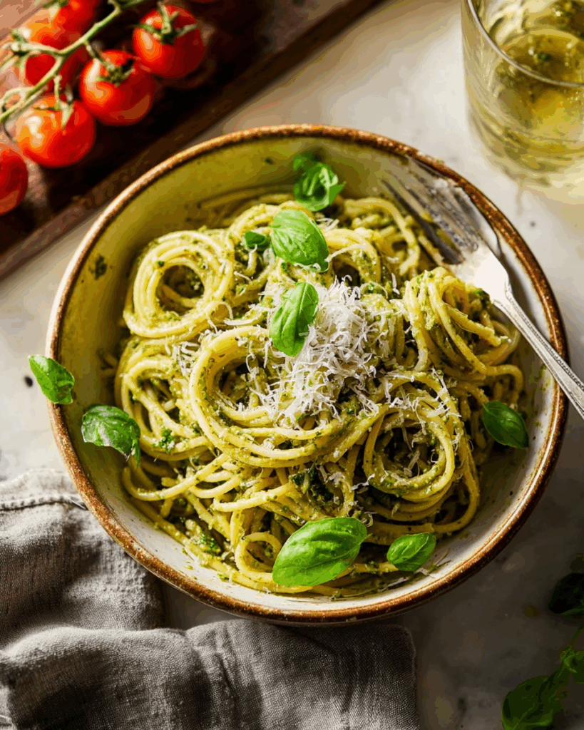 Pesto-Pasta: Ein einfaches, aromatisches Gericht für jeden Tag
