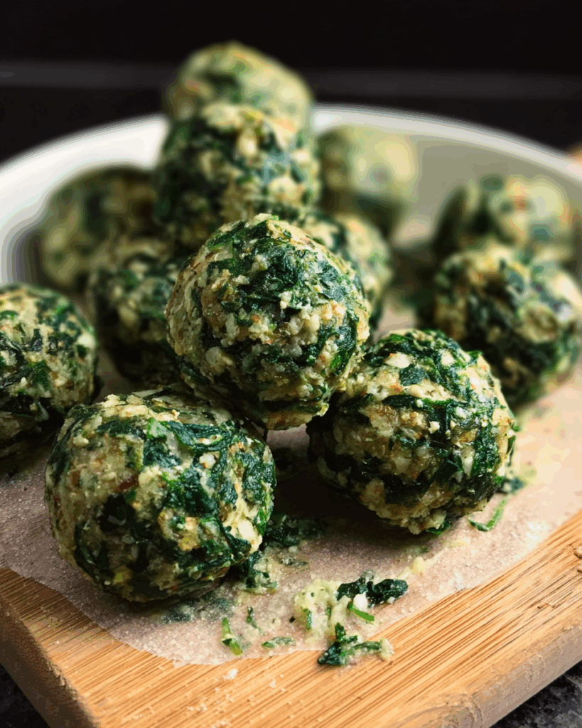 Spinatbällchen: Leckerer und gesunder Snack für jede Gelegenheit