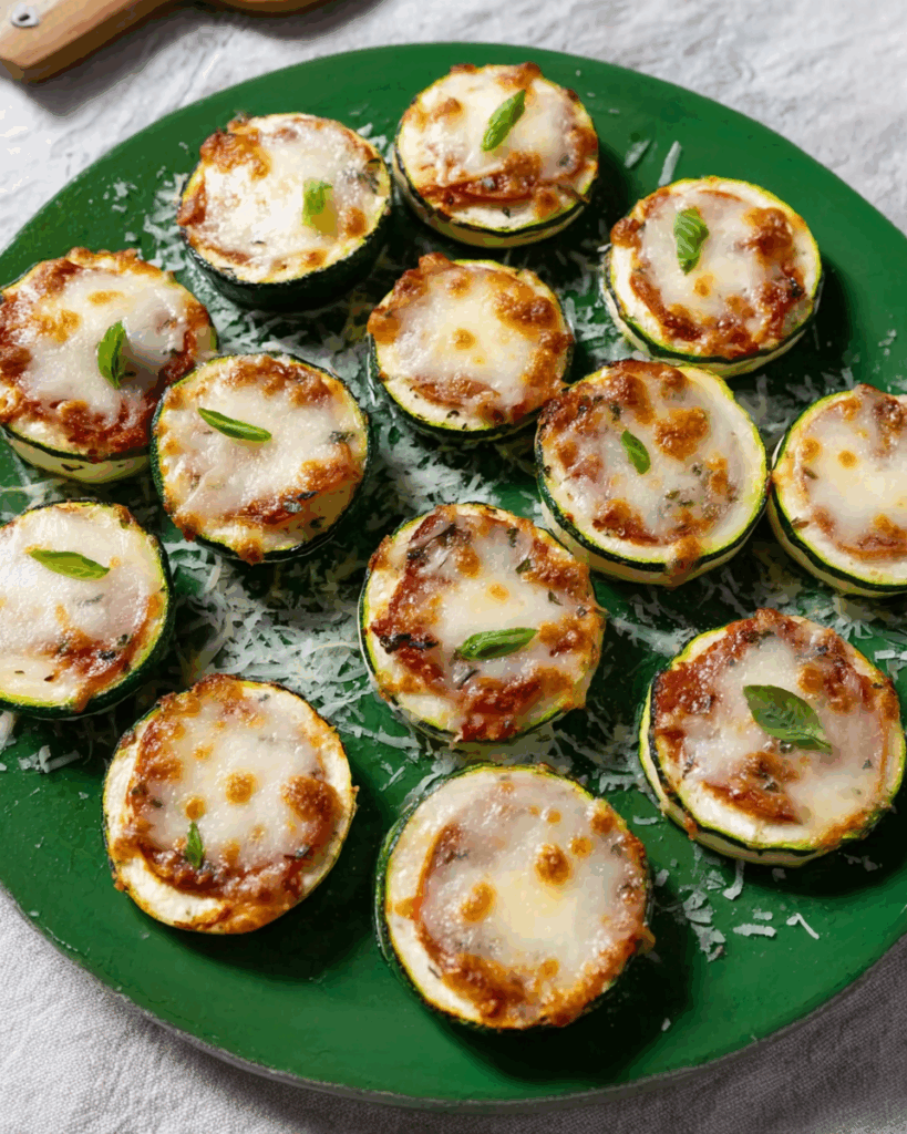 Zucchini-Pizza-Bites: Gesunde, schnelle Häppchen für zwischendurch