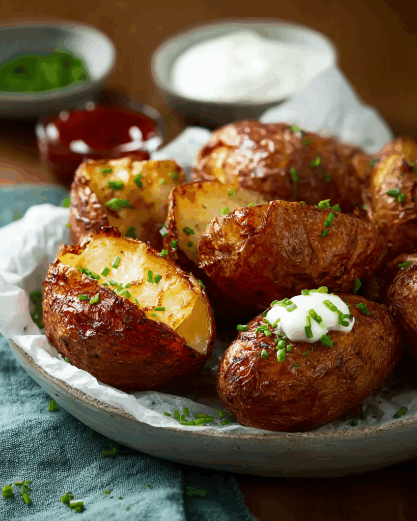 Knusprige Air-Fryer-Kartoffeln – außen goldbraun, innen fluffig