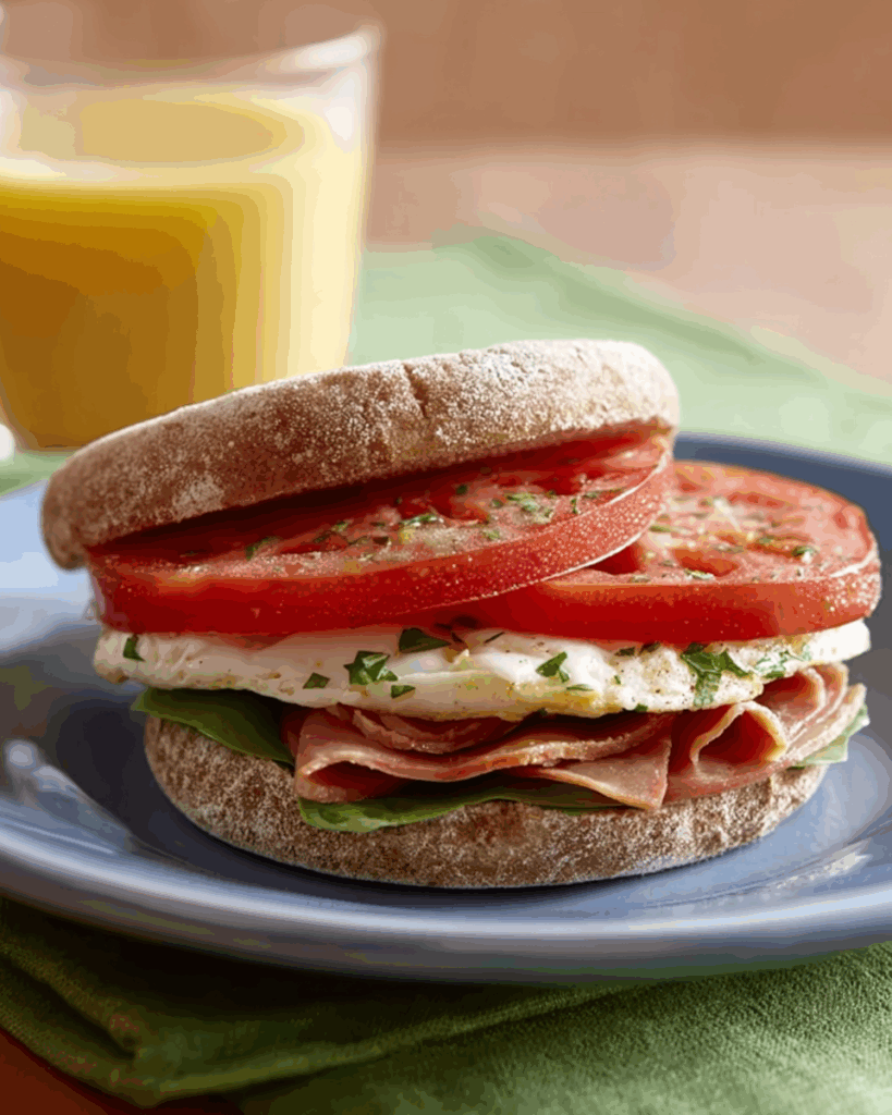 Gesunder Frühstücks-Sandwich: Nährstoffreicher Start in den Tag