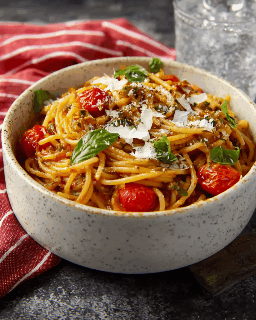 Spaghetti aus der Pfanne – Herzhaft, Schnell und Vollwertig
