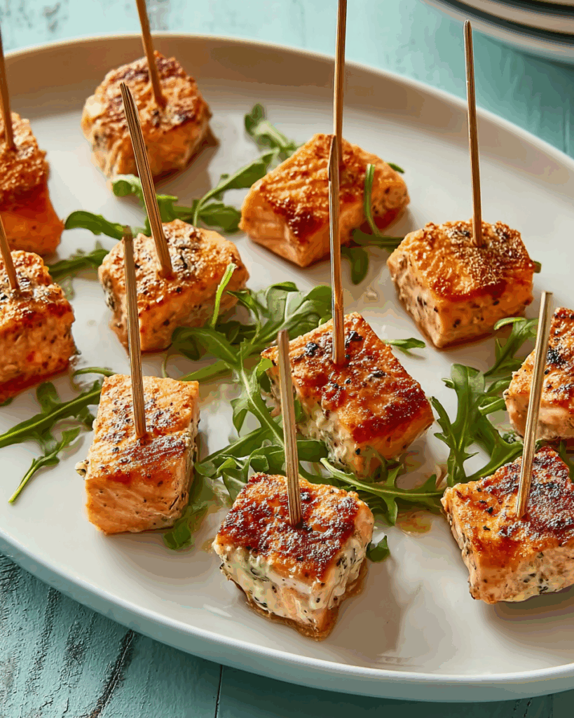 Honig-Senf-Lachs-Bites aus dem Airfryer – Knusprig, Saftig, Schnell