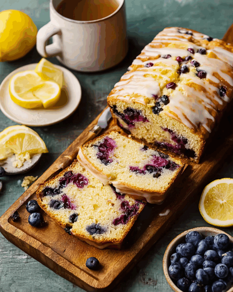 Zitronen-Blaubeer-Brot: Ein fruchtig-frischer Genuss für jeden Anlass