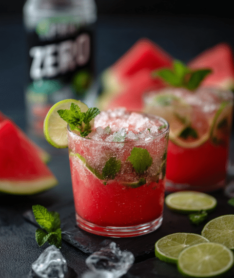 Alkoholfreier Mojito ohne Zucker mit Melone – Rezept für einen erfrischenden, gesunden Drink ohne Zuckerzusatz