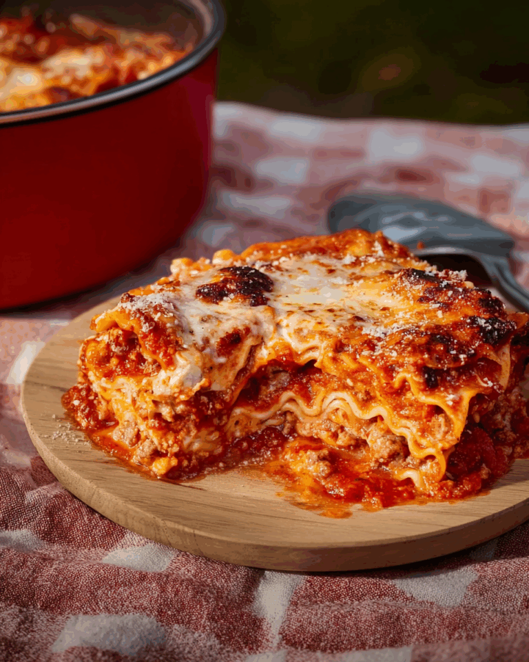 Campfire Lasagne: Ein köstliches Gericht für das Lagerfeuer