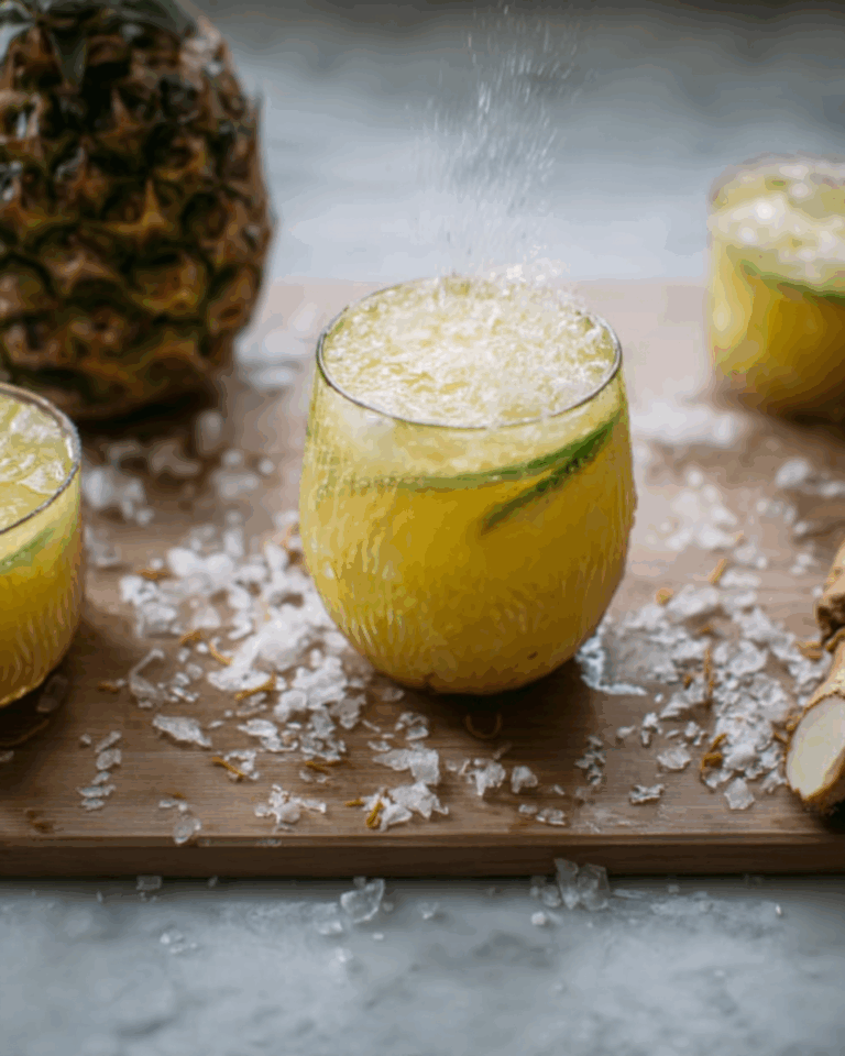 Ananas-Kokos-Wasser – Ein erfrischendes tropisches Getränk
