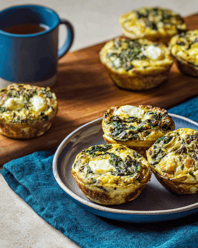 Spanakopita-Ei-Muffins – Ein gesunder Start in den Tag