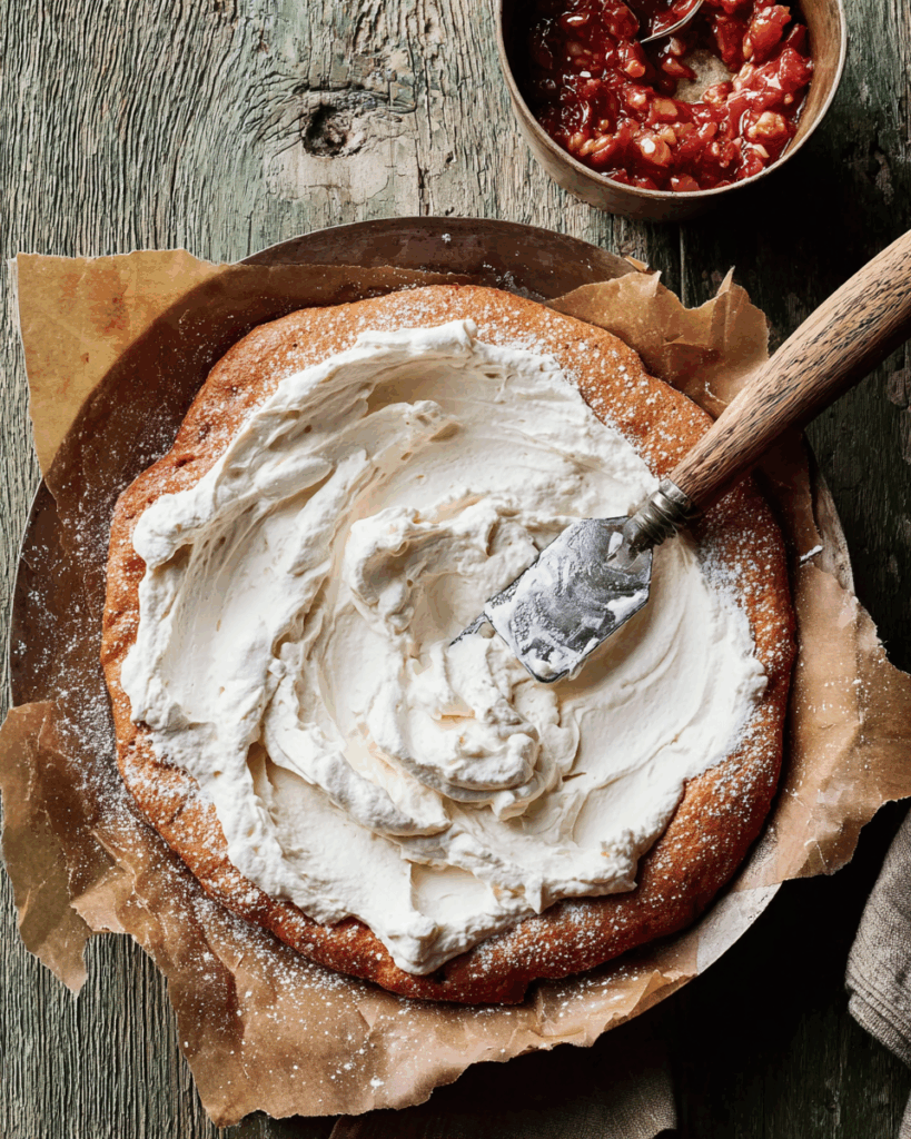 Schlagsahne-Mascarpone – Ein luftiges Topping für Desserts