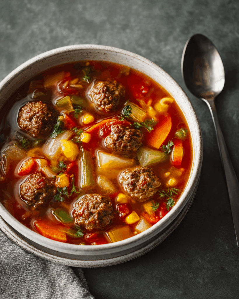 Frikadellen-Alphabet-Suppe – Ein kinderfreundliches Rezept für eine nahrhafte, spaßige Mahlzeit