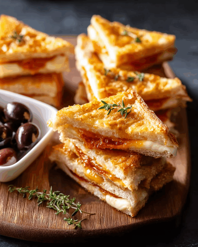 Mini Gegrillte Käsesandwiches – Ein köstlicher Snack für jede Gelegenheit