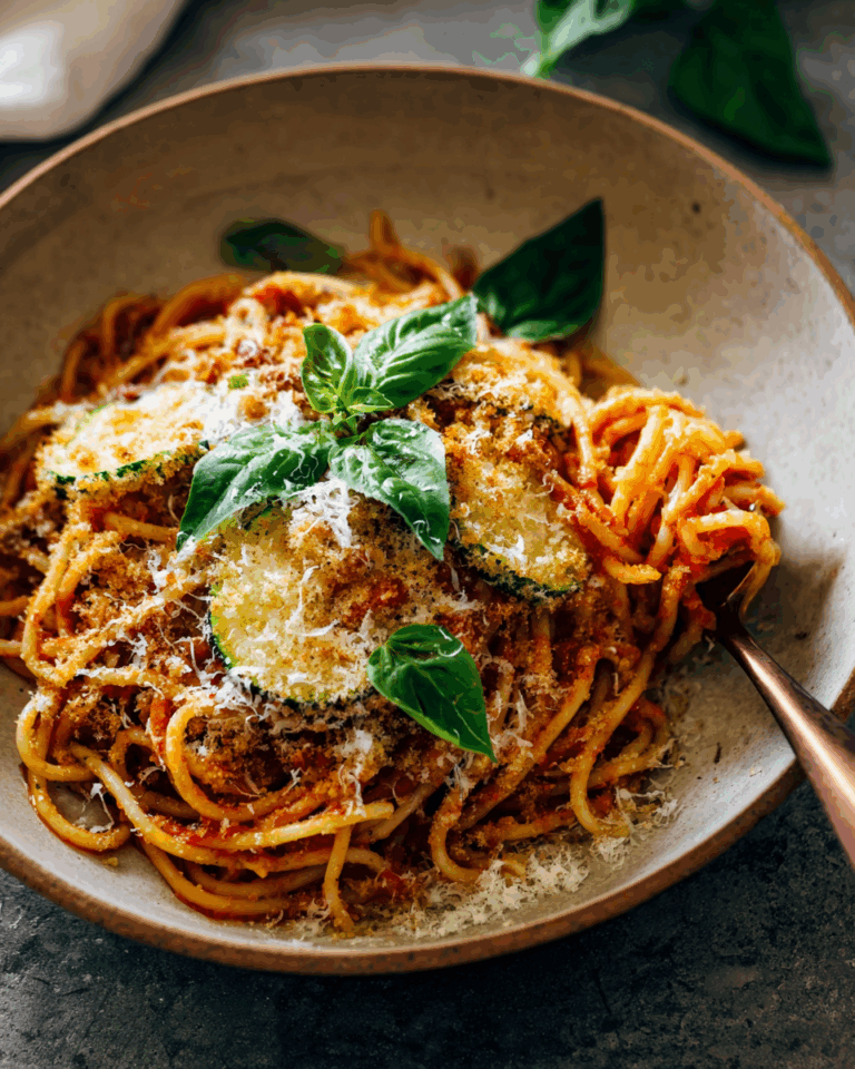 Spaghetti mit knuspriger Zucchini – Ein einfaches und köstliches Gericht für jeden Tag