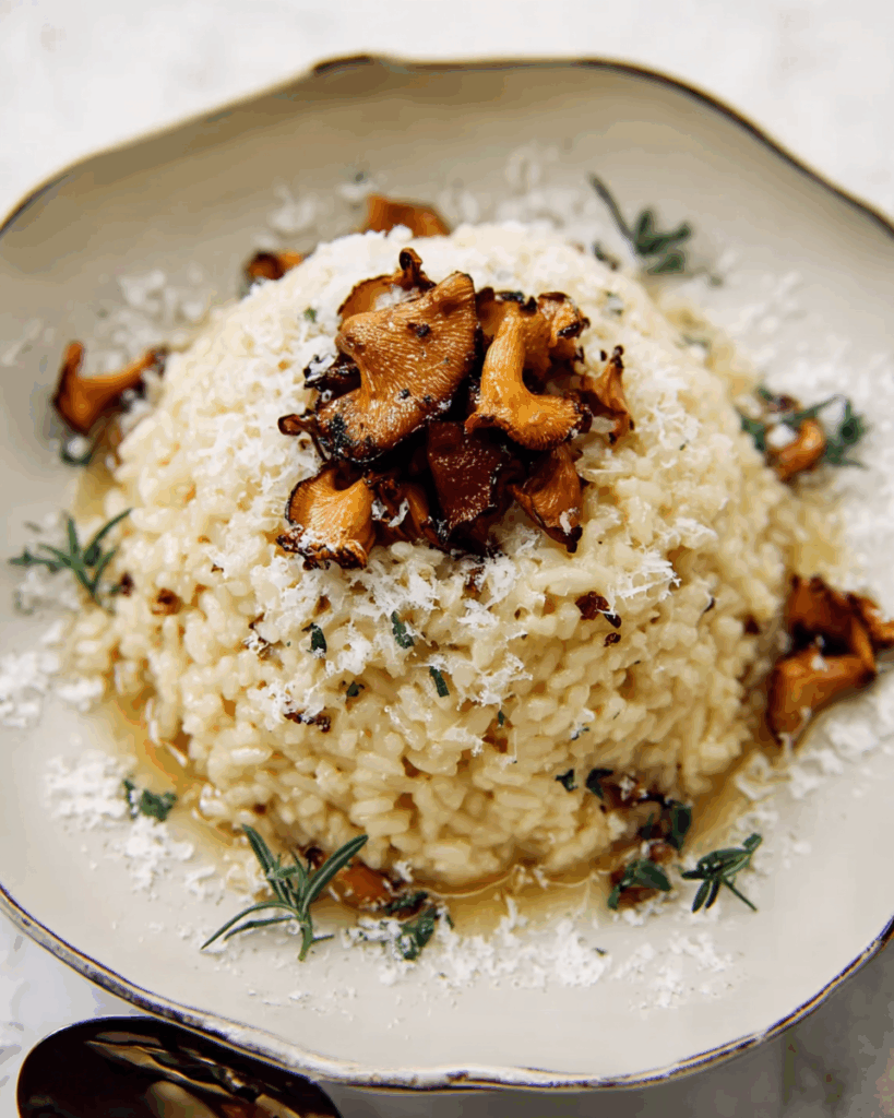 Chanterelle-Risotto: Ein Meisterwerk der Pilz- und Reis-Kombination