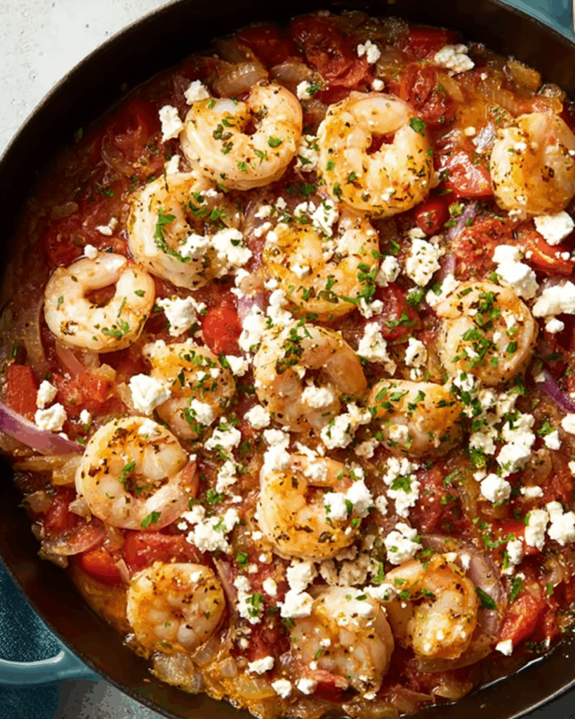 Feta-Garnelen-Pfanne – Ein mediterranes Geschmackserlebnis