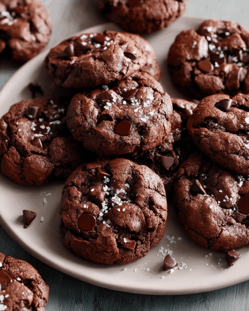 Doppelt Schokoladenstückchen Cookies – Ein wahrer Schokoladentraum