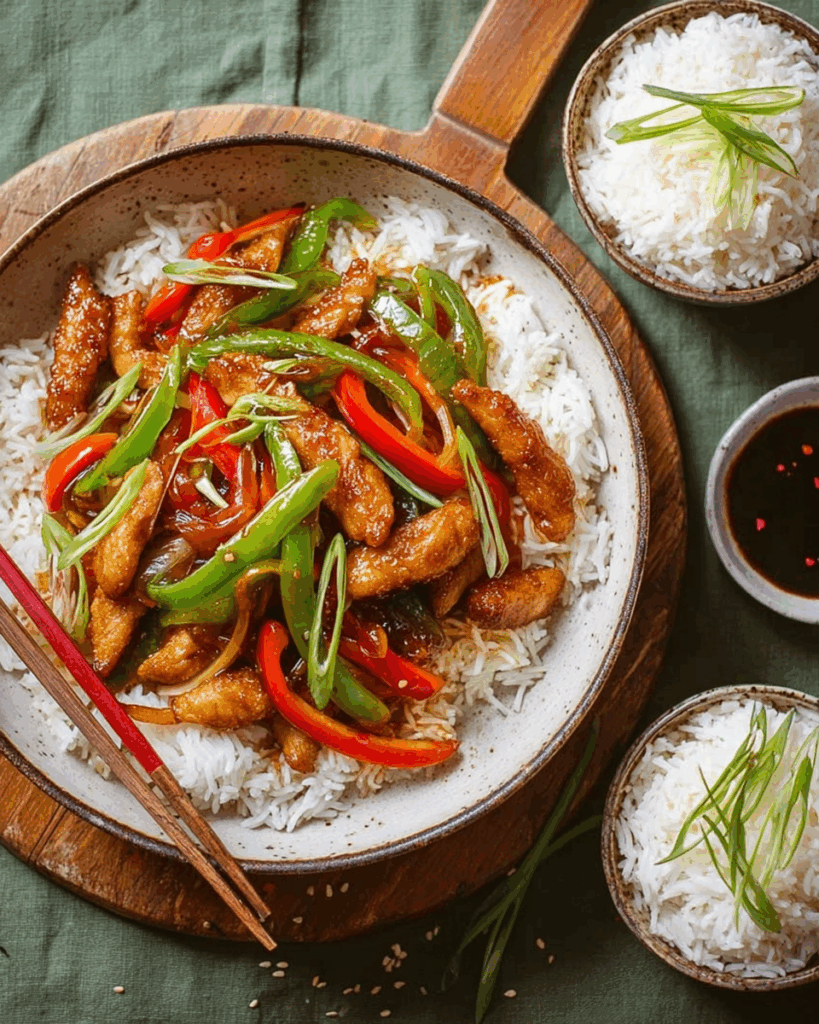 Knuspriges zerrupftes Hähnchen – Ein köstliches Gericht mit asiatischem Flair