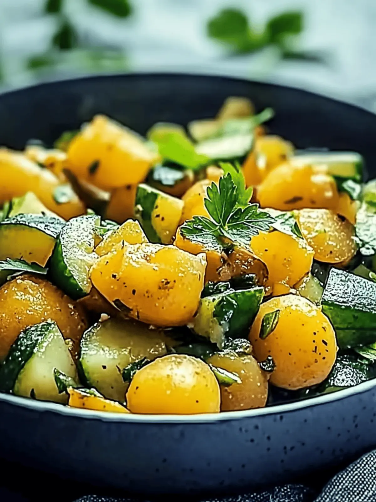 Zucchini-Kichererbsen-Pfanne