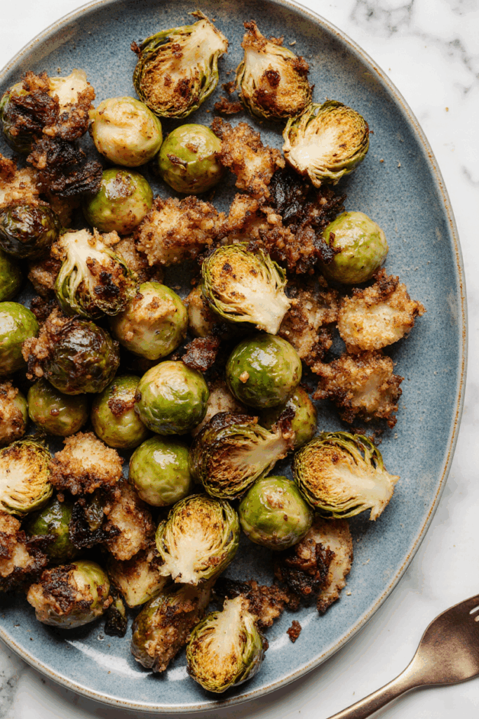Air Fryer Rosenkohl– Knusprige Rosenkohl-Häppchen aus der Heißluftfritteuse