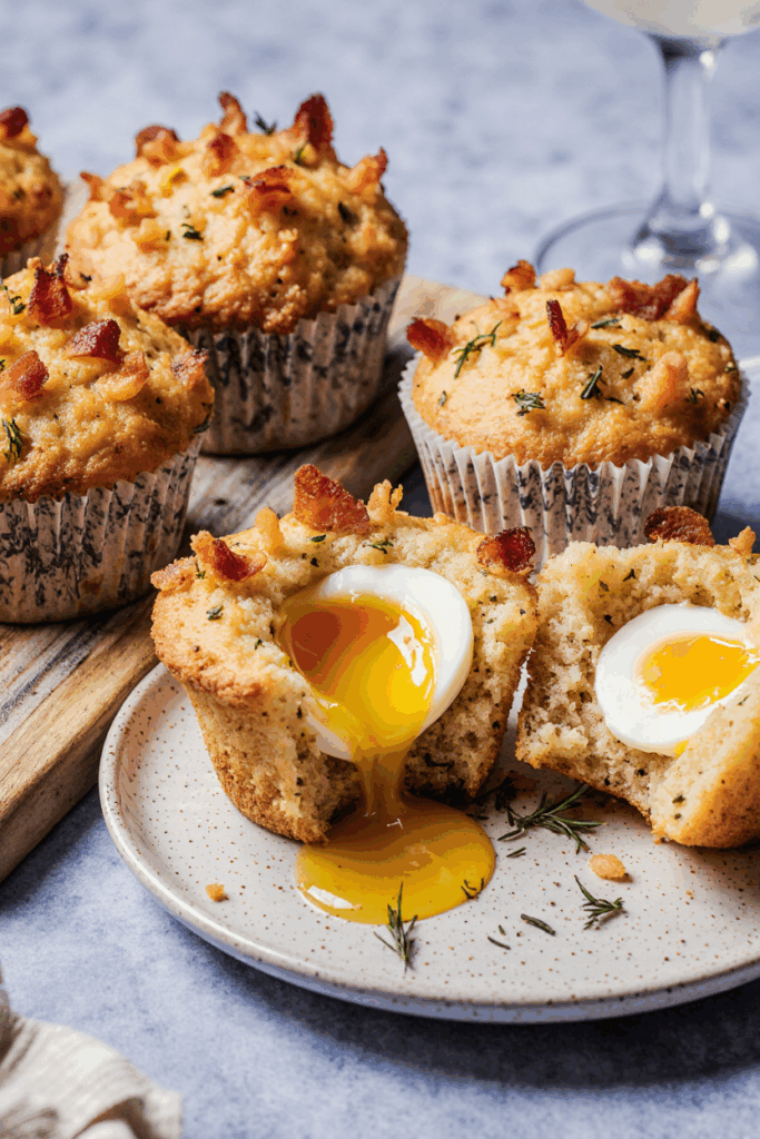 Eiergefüllte Bacon-Käse-Muffins – Ausführliches und ausführlich erklärtes Rezept mit vielen Details