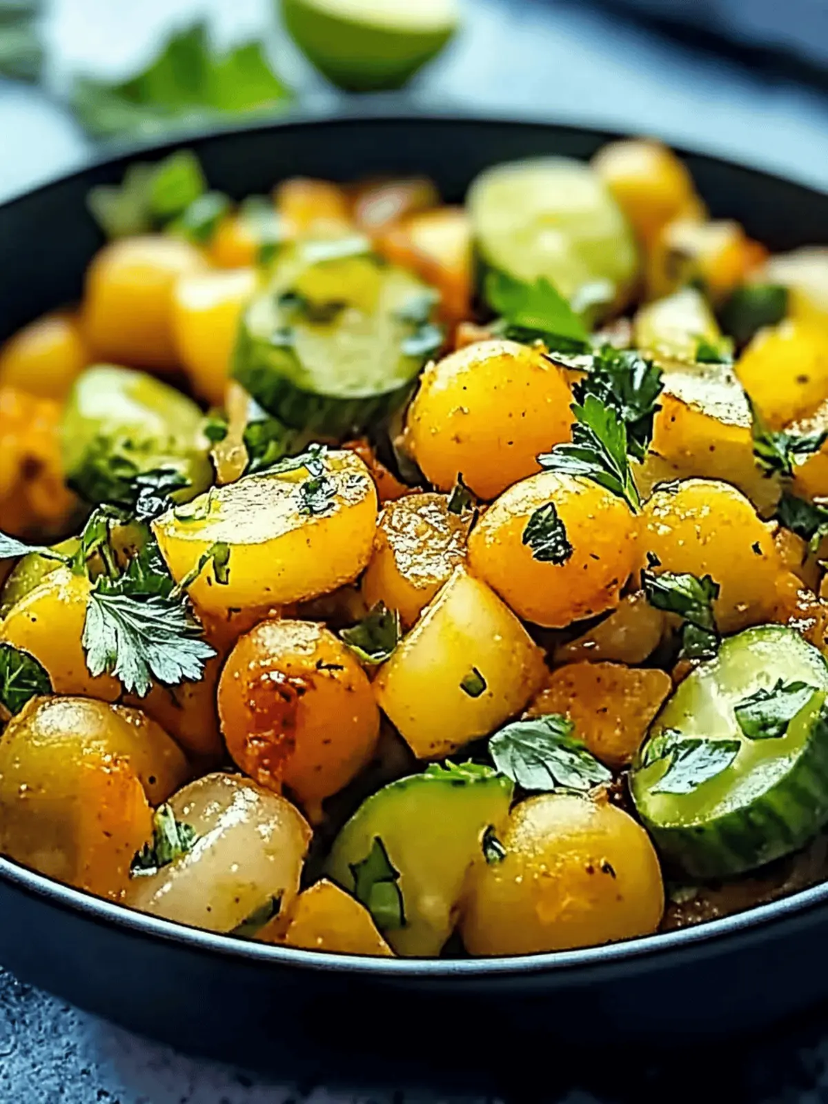 Zucchini-Kichererbsen-Pfanne