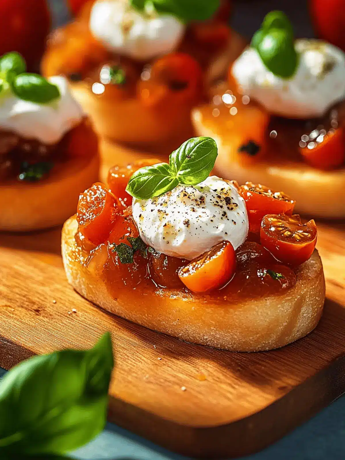 Büffelmozzarella Bruschetta für den perfekten Genuss 4 Büffelmozzarella Bruschetta